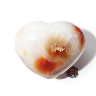 Carnelian Heart Unique #1 - 3 1/2" from Stonebridge Imports