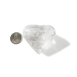 Clear Quartz A Faceted Heart #3 - 1 1/2" from Stonebridge Imports