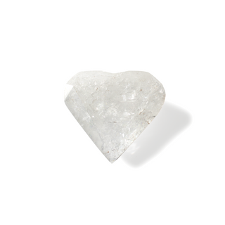Clear Quartz A Faceted Heart #4 - 1 3/4" from Stonebridge Imports