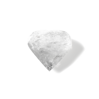 Clear Quartz A Faceted Heart #4 - 1 3/4" from Stonebridge Imports