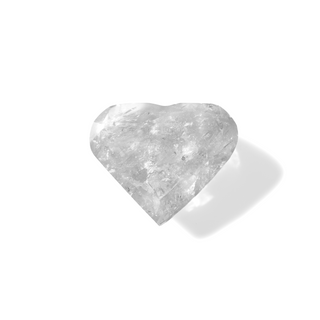Clear Quartz A Faceted Heart #6 - 2" from Stonebridge Imports