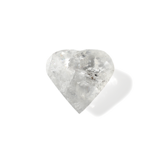 Clear Quartz A Faceted Heart #6 - 2" from Stonebridge Imports