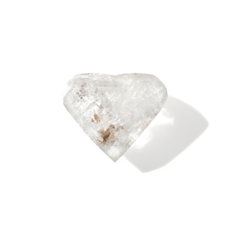 Clear Quartz A Faceted Heart #7 - 2" from Stonebridge Imports