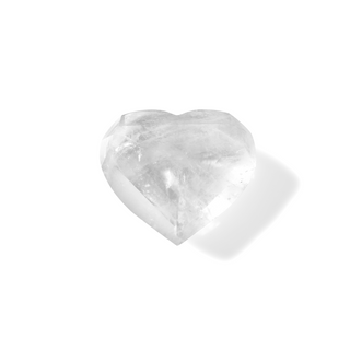 Clear Quartz A Faceted Heart #7 - 2" from Stonebridge Imports