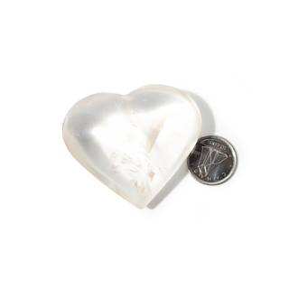 Clear Quartz Heart #2 - 3 Pack - 1" from Stonebridge Imports