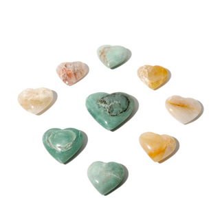 Mixed B Heart Carvings - 5 to 22 Pieces - 1kg Box    from Stonebridge Imports