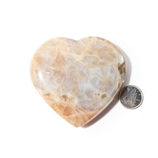 Peach Moonstone Heart from Stonebridge Imports
