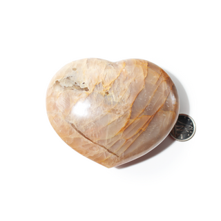 Peach Moonstone Heart from Stonebridge Imports