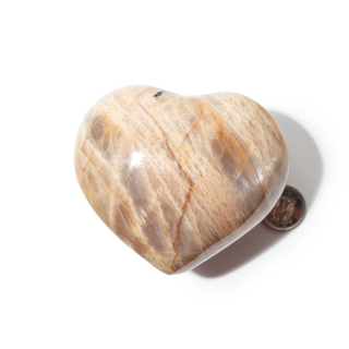 Peach Moonstone Heart from Stonebridge Imports