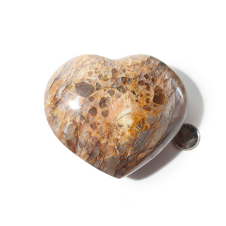 Peach Moonstone Heart from Stonebridge Imports