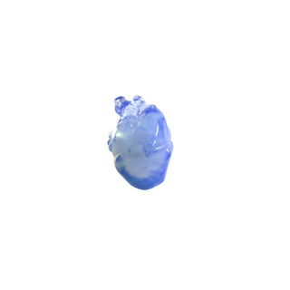 Blue Opalite Heart Carving w/Aorta - SM    from Stonebridge Imports