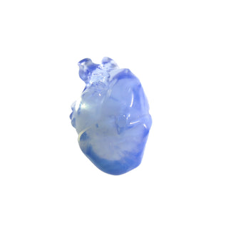 Blue Opalite Heart Carving w/Aorta - SM    from Stonebridge Imports