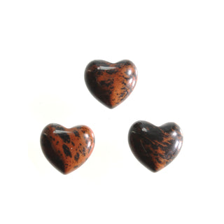 Mahogany Obsidian Puffy Mini Heart - 3 pack    from Stonebridge Imports