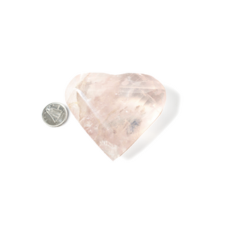 Rose Quartz A Faceted Heart #5 - 2" from Stonebridge Imports