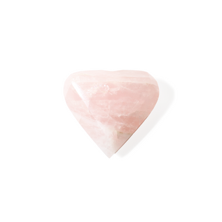 Rose Quartz A Faceted Heart #6 - 2" from Stonebridge Imports