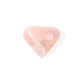 Rose Quartz A Faceted Heart #6 - 2" from Stonebridge Imports