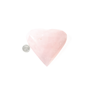 Rose Quartz A Faceted Heart #7 - 2" from Stonebridge Imports