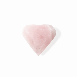 Rose Quartz A Faceted Heart #7 - 2" from Stonebridge Imports