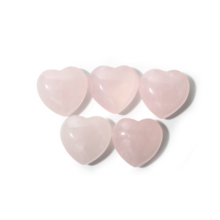 Rose Quartz Heart Pocket - 5 Pack from Stonebridge Imports