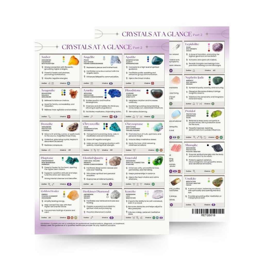 QuickStudy Guide 2.0 - Healing Crystals Part 2 (PDF File) – Stonebridge ...