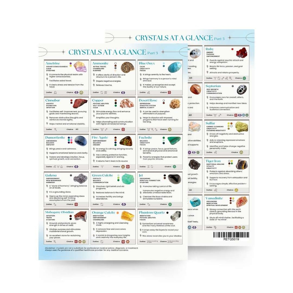 QuickStudy Guide 2.0 - Healing Crystals Part 3 (PDF File) – Stonebridge ...