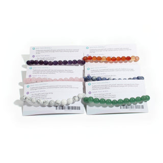 Intention Bracelet Display Kit - 30 Bracelets + Counter Stand from Stonebridge Imports