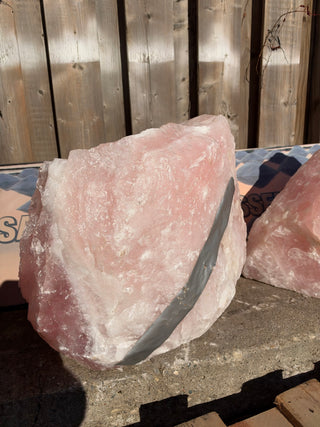 Rose Quartz Boulder U#26 - 79kg (174lbs)