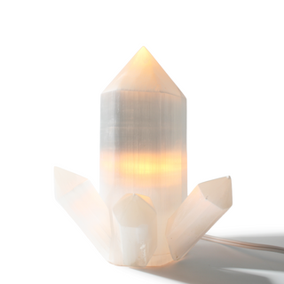 Selenite Cluster Lamp - 10" from Stonebridge Imports