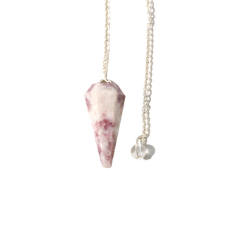 Lepidolite Pendulum 6 Facets & Bead    from Stonebridge Imports