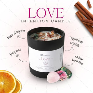 Crystal Intention Candle Love   from Stonebridge Imports