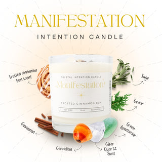 Crystal Intention Candle (Now in Clear Vessel!) from Stonebridge Imports