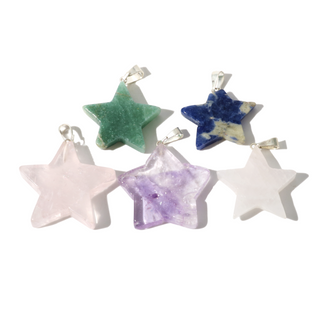 Mixed Stone B Pendant - Pack of 5    from Stonebridge Imports