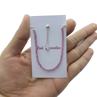 Pink Tourmaline Sterling Silver Bracelet - Pack    from Stonebridge Imports