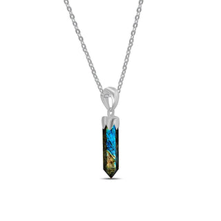 Labradorite Point Sterling Silver Pendant - 6 pack    from Stonebridge Imports