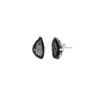 Geode Druzy Sterling Silver Stud - 3 pack    from Stonebridge Imports