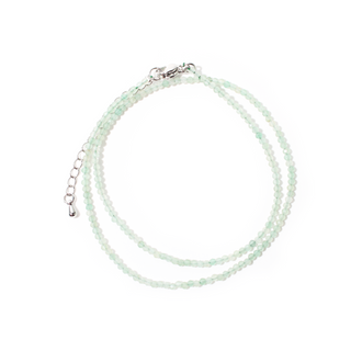 Green Aventurine Bead Necklace - 2-3mm from Stonebridge Imports