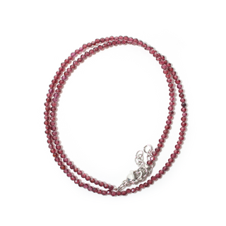 Garnet Bead Necklace - 2-3mm from Stonebridge Imports