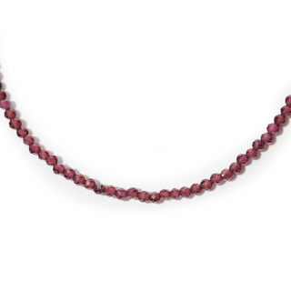 Garnet Bead Necklace - 2-3mm from Stonebridge Imports