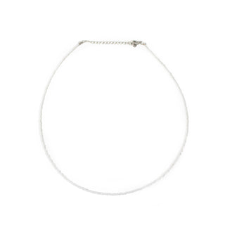 Rainbow Moonstone Bead Necklace - 2-3mm from Stonebridge Imports