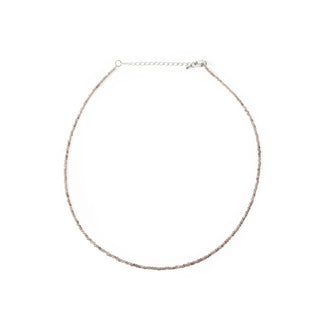 Smoky Quartz Bead Necklace - 2-3mm from Stonebridge Imports