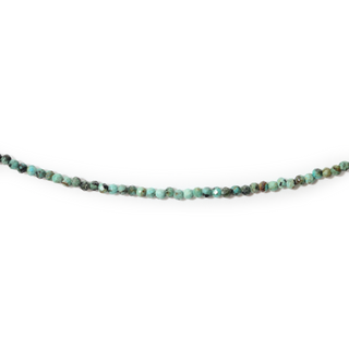 African Turquoise Bead Necklace - 2-3mm from Stonebridge Imports