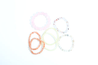 Rose Quartz, Sunstone, Fire Quartz Bracelet OTT Bundle from Stonebridge Imports