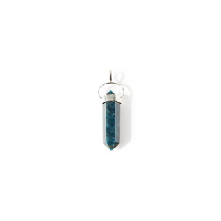 Apatite Blue Double Terminated - 925 Silver Pendant from Stonebridge Imports