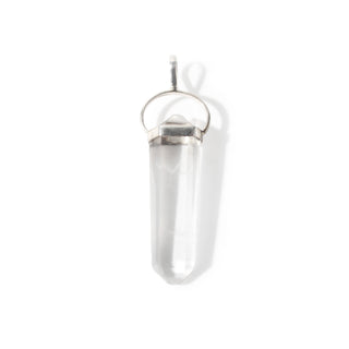 Clear Quartz Double Terminated - 925 Silver Pendant from Stonebridge Imports