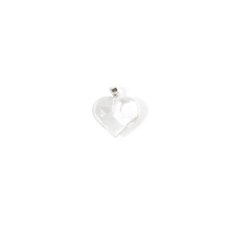 Clear Quartz Heart - 925 Silver Pendant from Stonebridge Imports