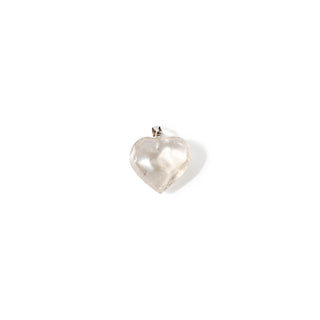 Smoky Quartz Heart Nickel - 925 Silver Pendant from Stonebridge Imports