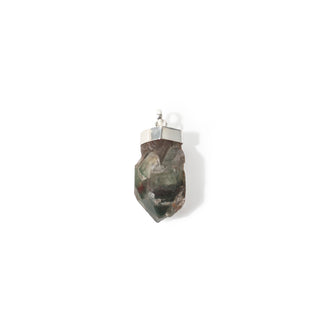 Green Phantom Quartz Point Natural - 925 Silver Pendant from Stonebridge Imports