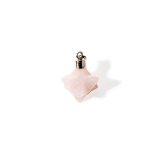 Rose Quartz Merkaba - 925 Silver Pendant from Stonebridge Imports