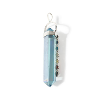 Aqua Aura Chakra - 925 Silver Pendant (Enhanced) from Stonebridge Imports