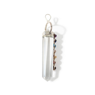 Clear Quartz Chakra - 925 Silver Pendant from Stonebridge Imports